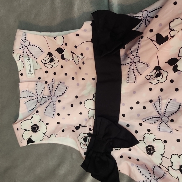 Jillian's Closet Girls Size 12M - NEW - Pink Bows Diaper Cover - Picture 2 of 15
